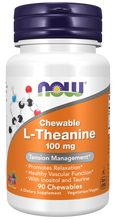 NOW FOODS L-THEANINE 100 MG 90 CHEWABLES
