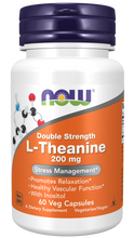 NOW FOODS L-THEANINE, DOUBLE STRENGTH 200 MG
