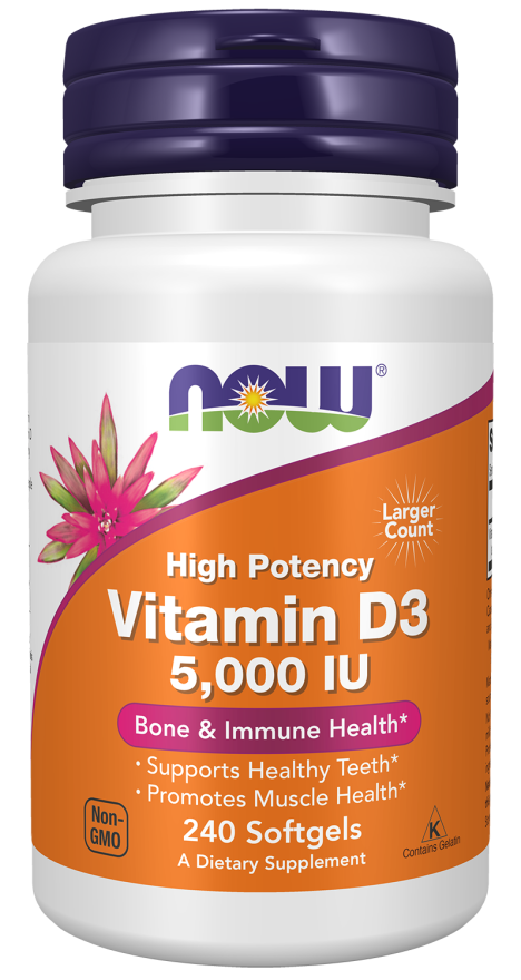 NOW FOODS VITAMIN D3 5000 IU