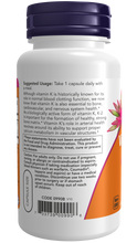 NOW FOODS VITAMIN K-2 100 MCG 100 VEG CAPSULES
