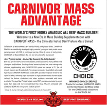 Musclemeds Carnivor Mass 6 lbs Beef Protein Mass Gainer