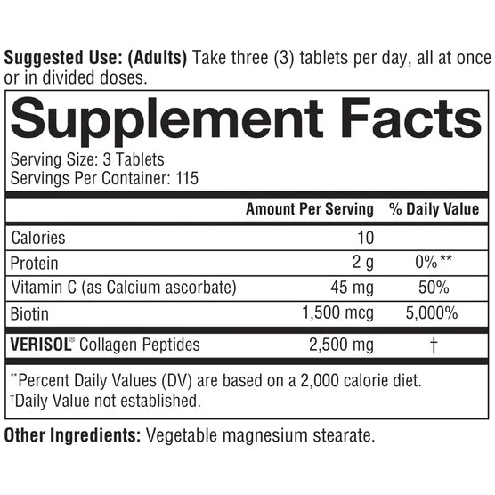 youtheory Concentrated Effect Verisol Collagen, 345 Count