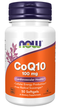 NOW FOODS COQ10 100 MG 50 SOFTGELS 50sv
