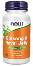 NOW FOODS GINSENG & ROYAL JELLY 90 CAPSULES 90sv