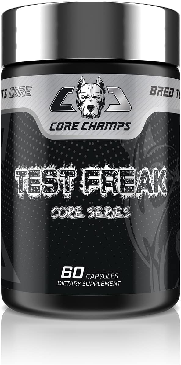 Core Champs TEST FREAK - 60 Capsules Testosterone Booster