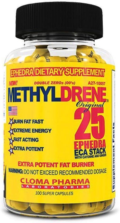 Cloma Pharma Methyldrene 25 Ephedra Capsules
