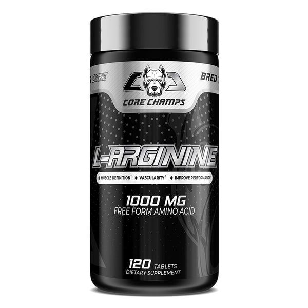 Core Champs L-Arginine 1000mg 120 Tablets Nitric Oxide Booster