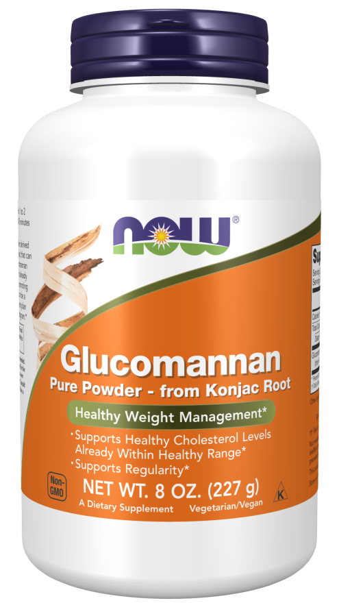 NOW FOODS GLUCOMANNAN PURE POWDER 227G/8 OZ 114 Servings