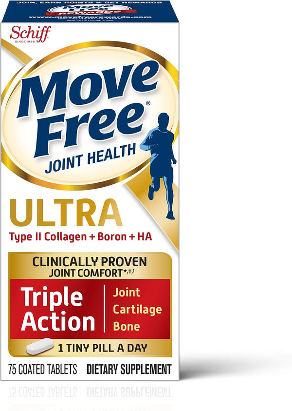 Schiff Move Free Ultra Triple Action 75 Tablets