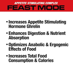 Musclemeds Feast Mode Appetite Stimulating Weight Gain 90 Capsules