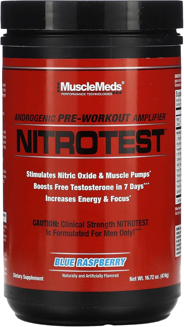 Musclemeds Nitrotest Androgenic Pre-workout Amplifier