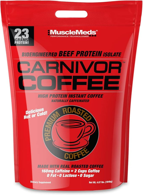 Musclemeds Carnivor Coffee - High-Protein Instant Coffee