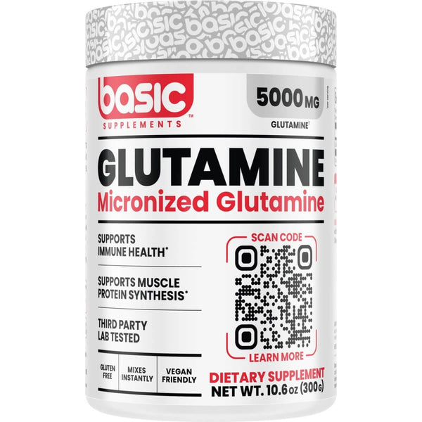 Basic Supplements Glutamine 60 Servings Unflavoured