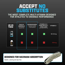 Nutrex Research - Vitadapt Complete Sports Multivitamin for Men and Women (90 Tablets) - 24 Vitamins, Minerals and Adaptogens for Athletes - Women & Mens Multivitamin Daily Gym Supplements Stack
