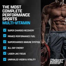 Nutrex Research - Vitadapt Complete Sports Multivitamin for Men and Women (90 Tablets) - 24 Vitamins, Minerals and Adaptogens for Athletes - Women & Mens Multivitamin Daily Gym Supplements Stack