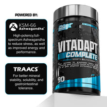 Nutrex Research - Vitadapt Complete Sports Multivitamin for Men and Women (90 Tablets) - 24 Vitamins, Minerals and Adaptogens for Athletes - Women & Mens Multivitamin Daily Gym Supplements Stack