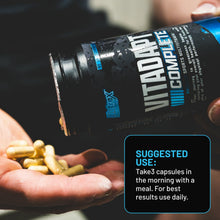 Nutrex Research - Vitadapt Complete Sports Multivitamin for Men and Women (90 Tablets) - 24 Vitamins, Minerals and Adaptogens for Athletes - Women & Mens Multivitamin Daily Gym Supplements Stack