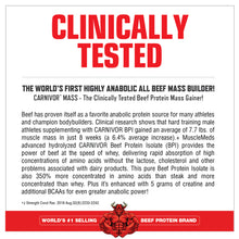 Musclemeds Carnivor Mass 6 lbs Beef Protein Mass Gainer