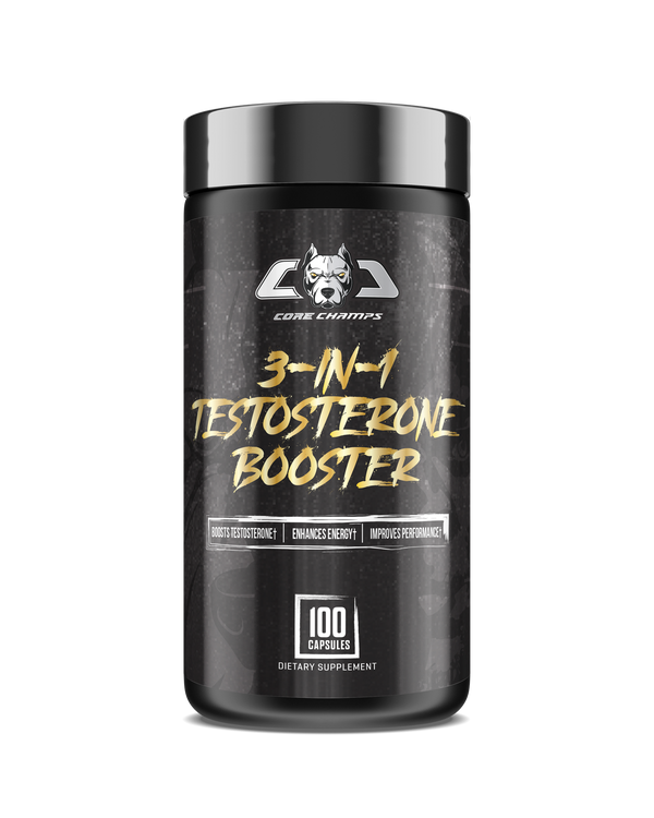 Core Champs 3 in 1 Testosterone Booster 100 Capsules
