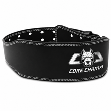Core Champs Premium Quality Leather GYM Belt