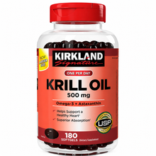 Kirkland Signature Krill Oil 500mg, 180 Softgels