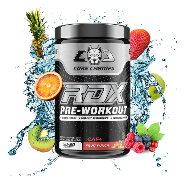 CORE CHAMPS RDX CAF+ 400MG Caffeine Strongest Pre-workout