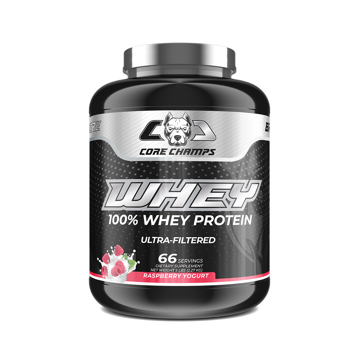 Core Champs WHEY 100% Whey Protein 5 LBS, 66 Servings