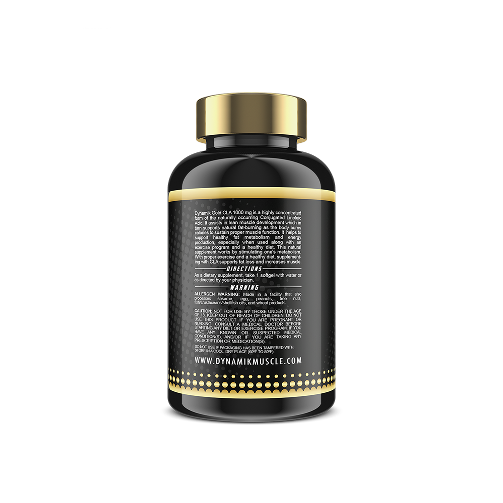 Dynamik Gold Series CLA 1000MG 100 Softgels