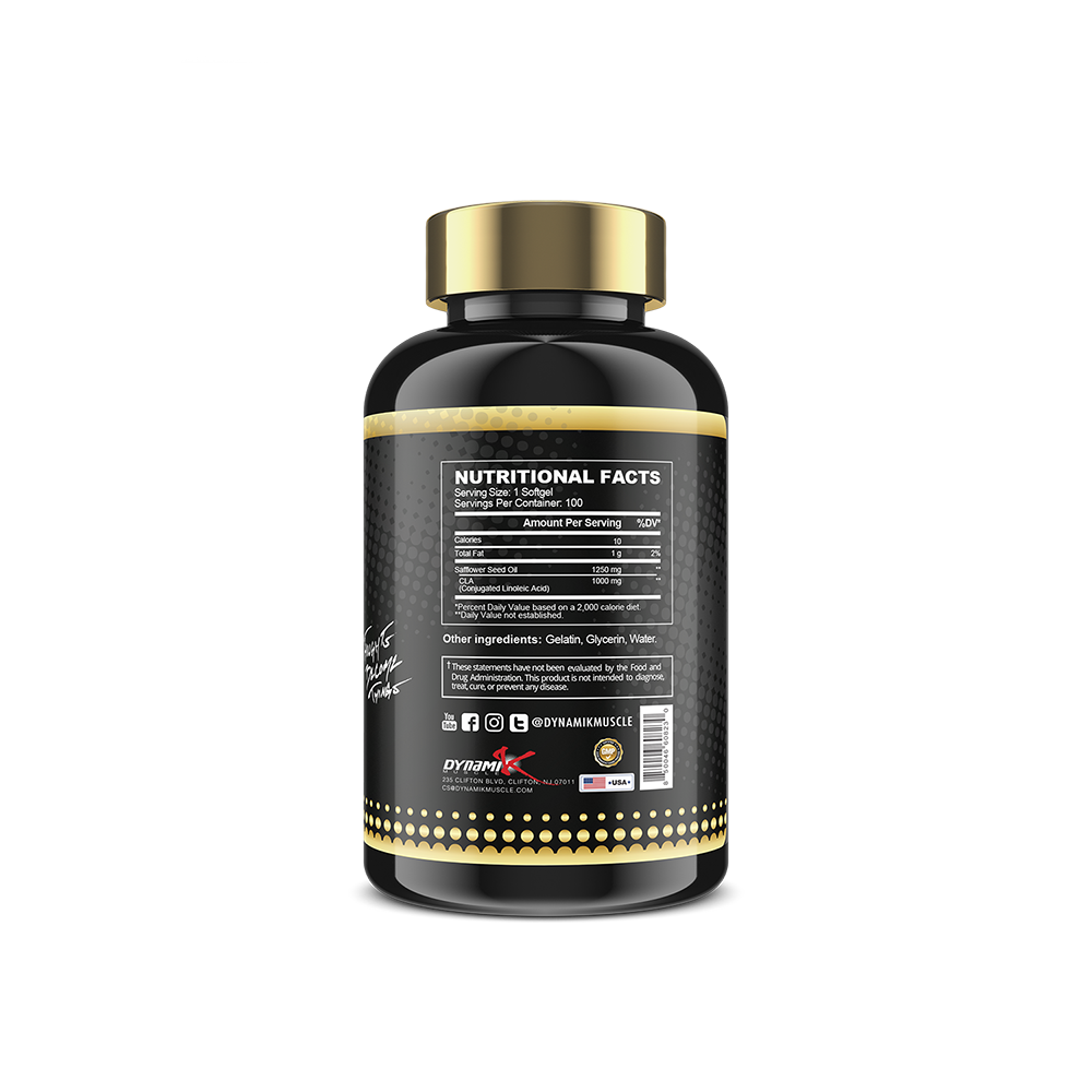 Dynamik Gold Series CLA 1000MG 100 Softgels