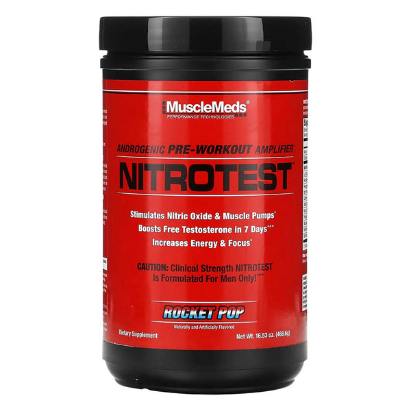 Musclemeds Nitrotest Androgenic Pre-workout Amplifier