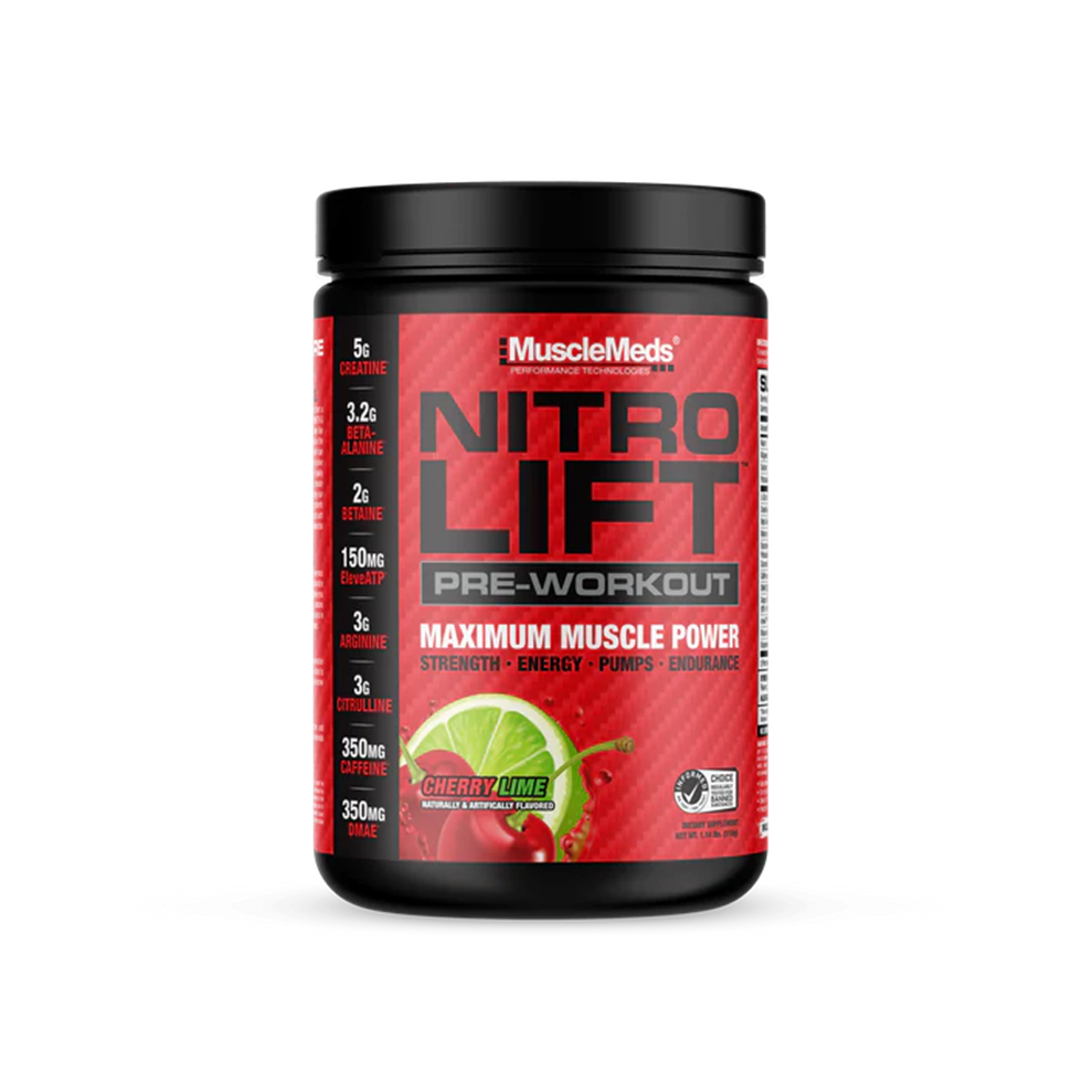 MuscleMeds NITRO LIFT Pre-Workout, Strength + Performance