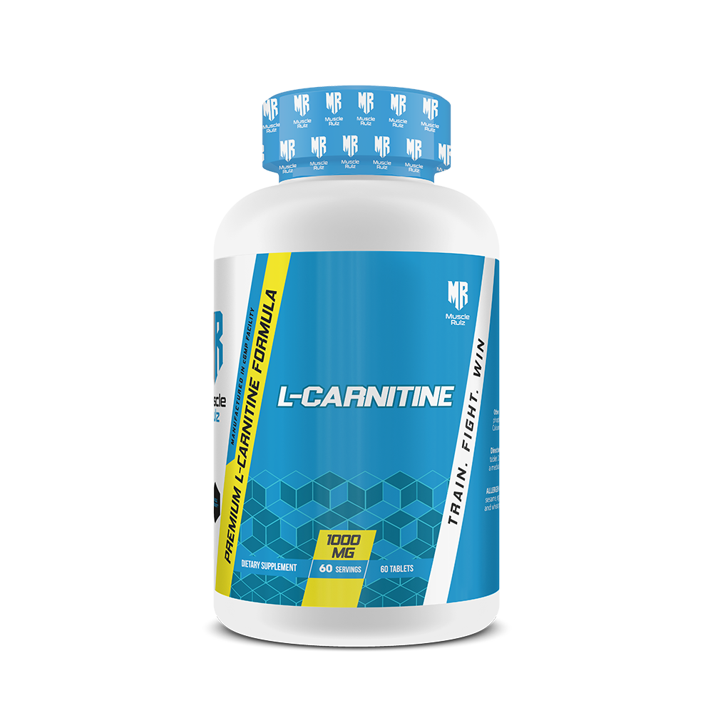 Muscle Rulz L-Carnitine 1000mg 60 Tablets Burns Fat