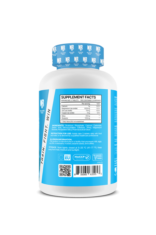 Muscle Rulz Cal Mag Zinc 100 Tablets