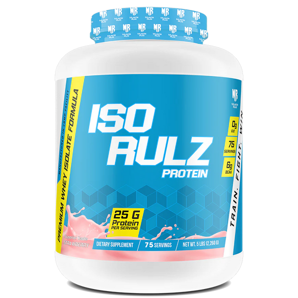 Muscle Rulz ISORULZ 5lbs Whey Protein Isolate 75 Servings