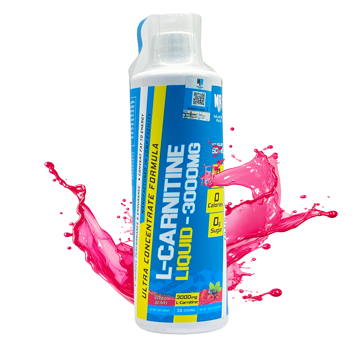 Muscle Rulz L-CARNITINE 3000 MG (New Packing)