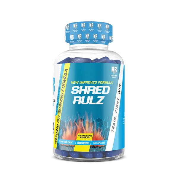 Muscle Rulz Shred Rulz Fat Burner 60 Capsules Advanced Fat Burning Formula