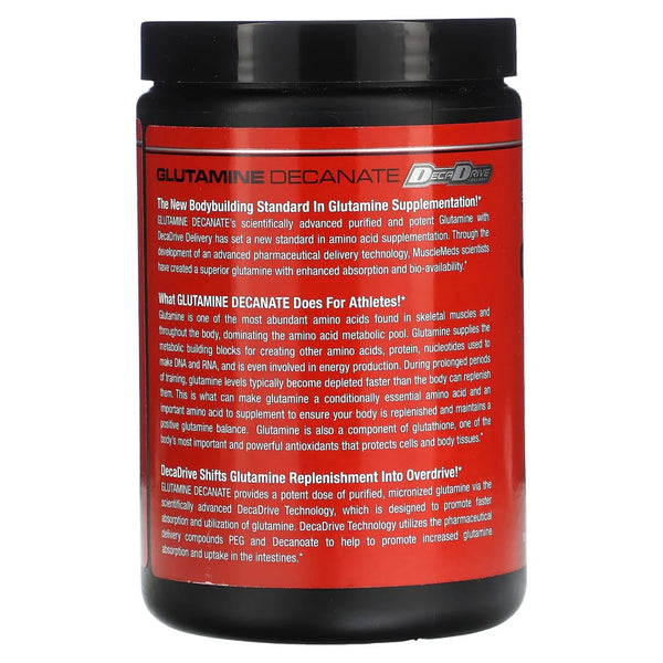 MuscleMeds Glutamine Decanate, Muscle Recovery 30 Servings