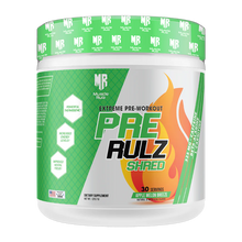 Muscle Rulz PRE RULZ Shred 30 Servings Pre-Workout with Fat Burner