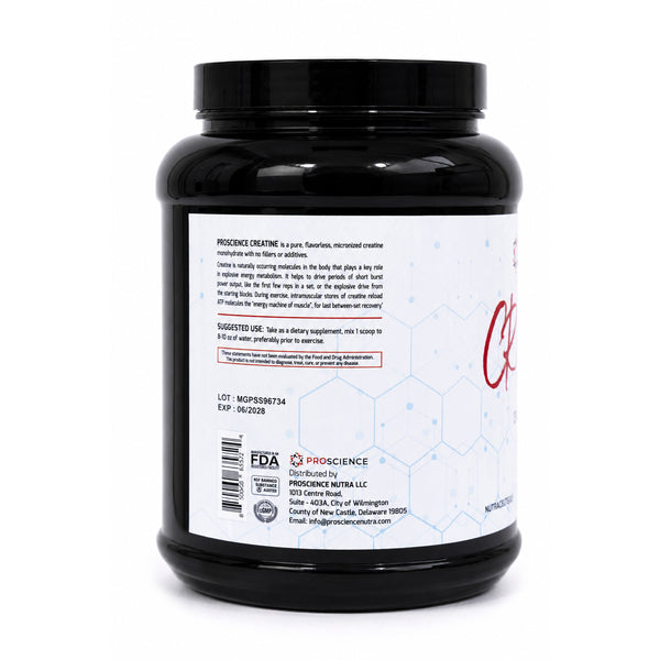 ProScience Nutra Creatine Monohydrate 5000mg 200 Servings 1kg