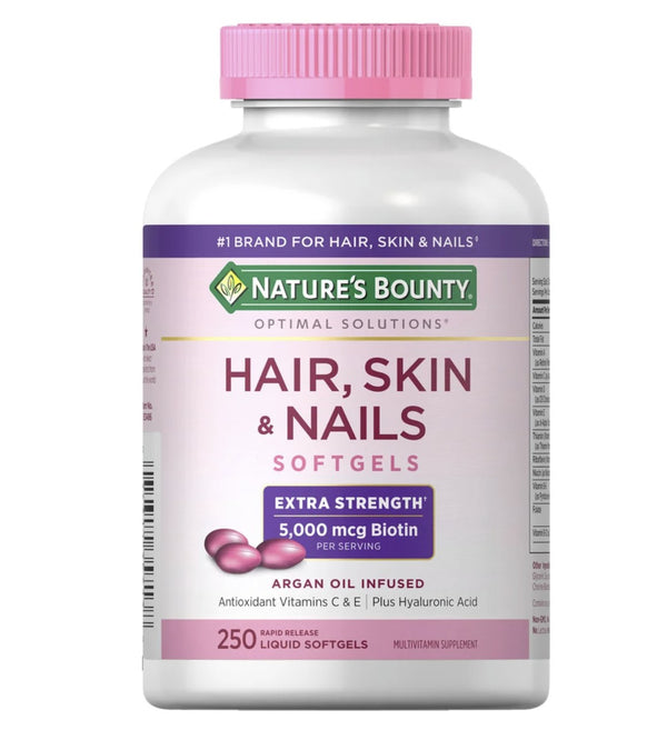 Nature's Bounty Hair, Skin and Nails, 250 Softgels