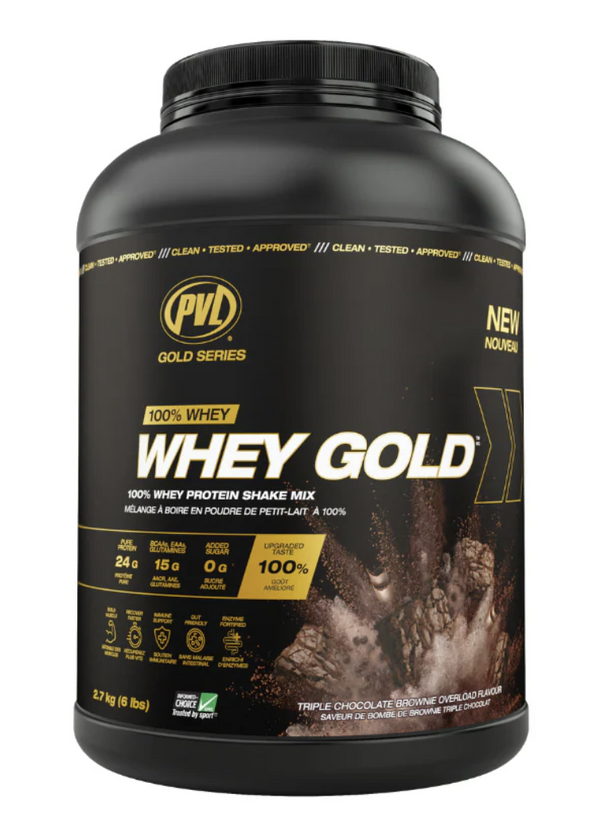 PVL - (Gold Series) 100% Whey Gold 2.7kg///6LBS