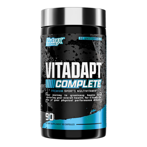 Nutrex Research - Vitadapt Complete Sports Multivitamin for Men and Women (90 Tablets) - 24 Vitamins, Minerals and Adaptogens for Athletes - Women & Mens Multivitamin Daily Gym Supplements Stack
