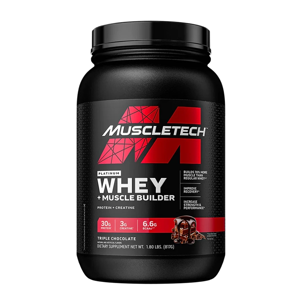 Muscletech Platinum Whey + Muscle Builder 1.8LBS