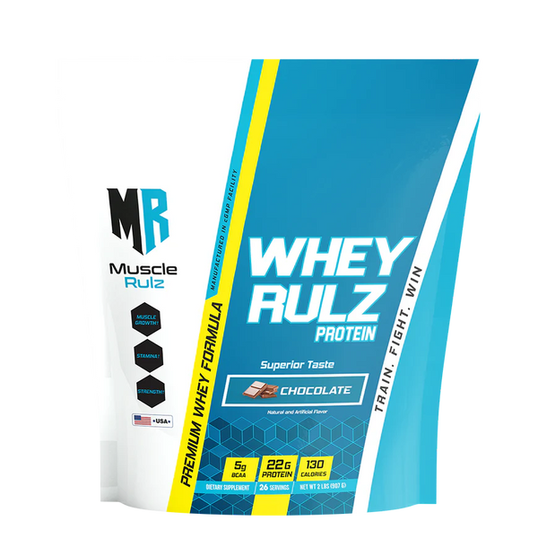 Muscle Rulz Whey Rulz Protein 2lbs Whey Protein Bag