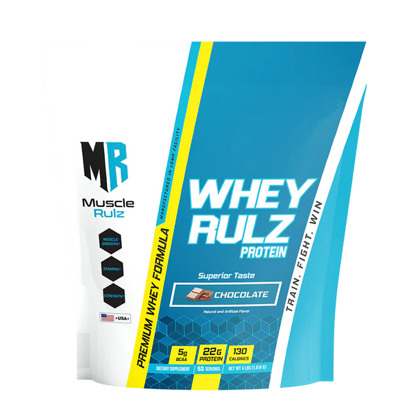 Muscle Rulz Whey Rulz Protein 4lbs Whey Protein Bag