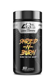 Core Champs SHRED-N-BURN Fat Burner and Thermogenic Support