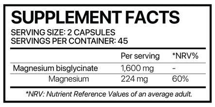 Core Champs Magnesium Bisglycinate 90 Capsules