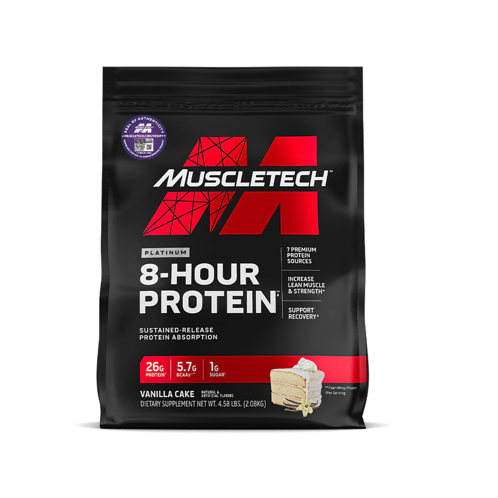 MuscleTech Platinum 8-Hour Protein 4.6LBS Sustained-Release