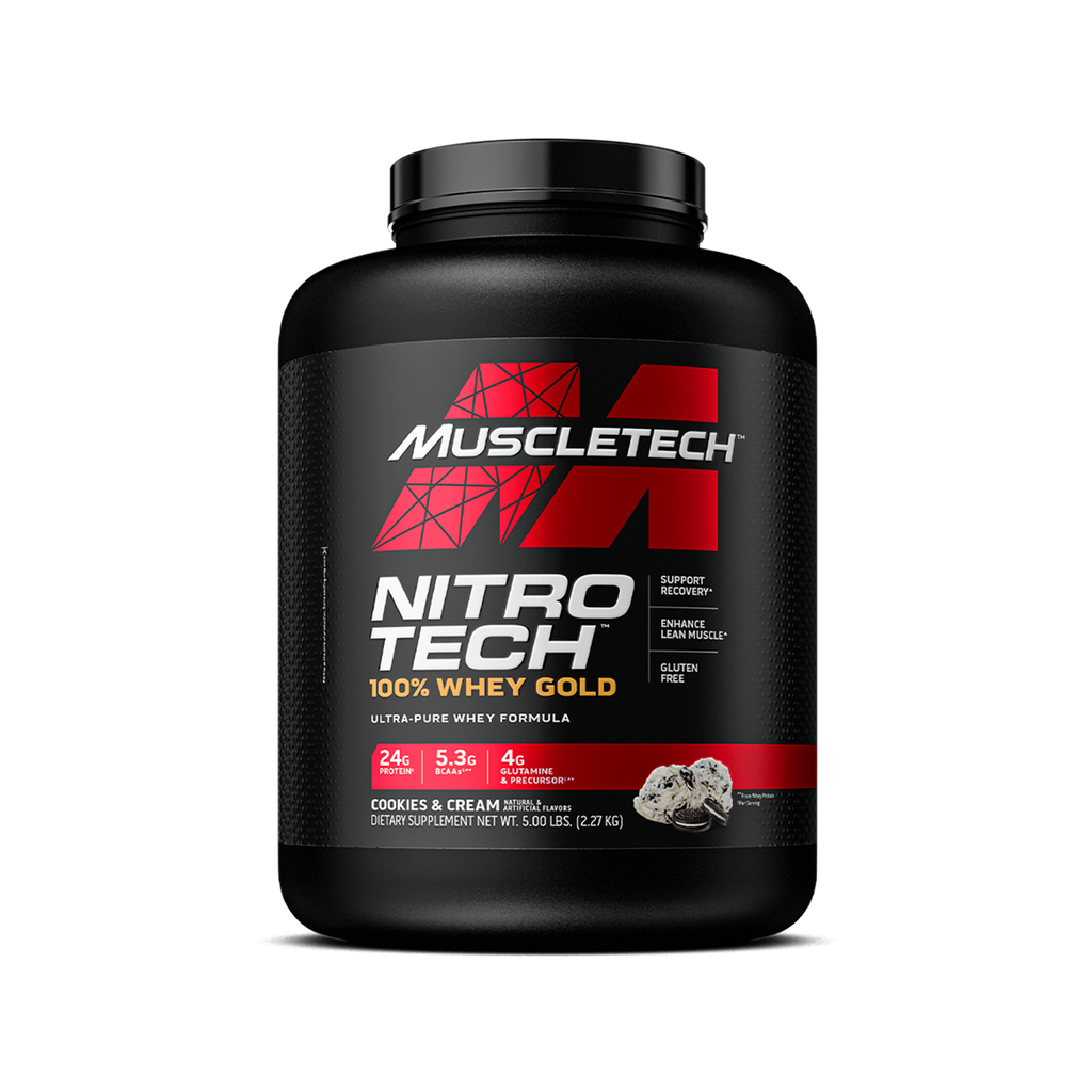 MUSCLETECH NITRO-TECH 100٪ WHEY GOLD 5.03 رطل