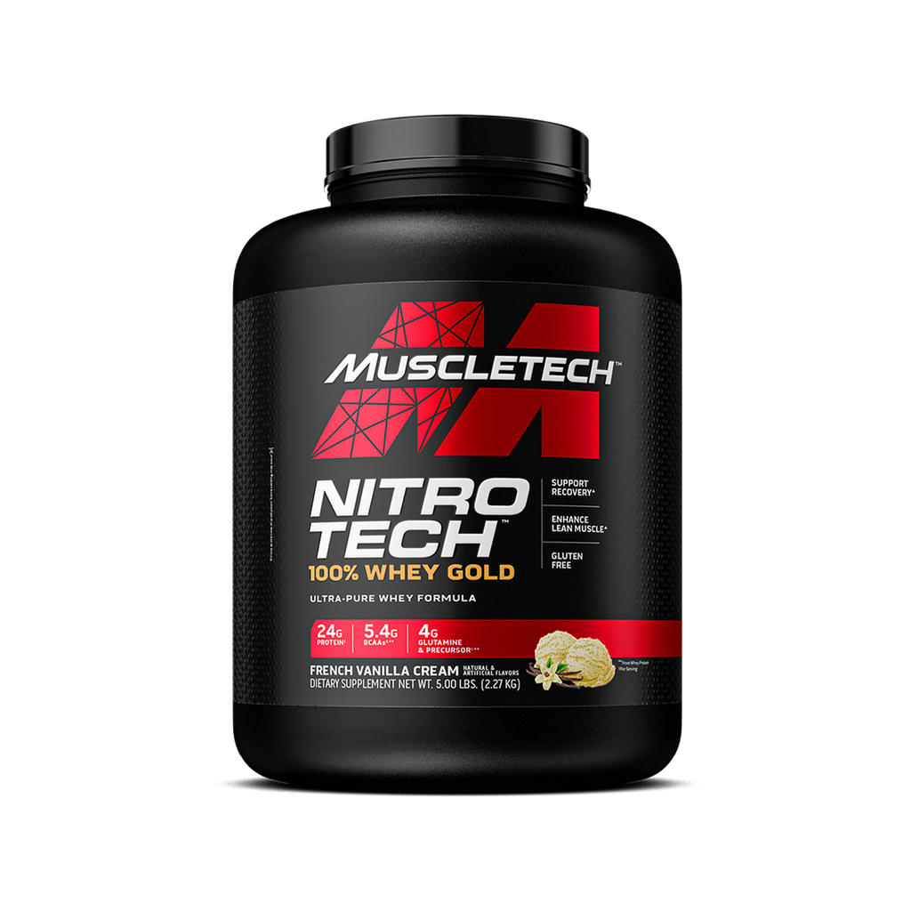 MUSCLETECH NITRO-TECH 100٪ WHEY GOLD 5.03 رطل